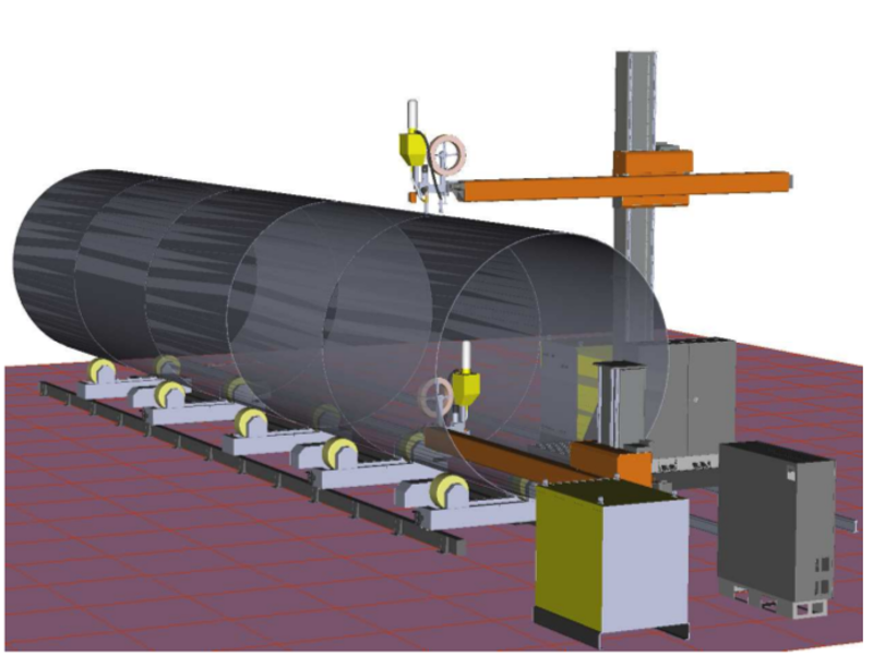 KBRCUT HD5 - 5 Axes robotic system for plasma pipe cutting